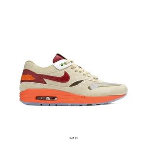 Nike Air Max 1 - Cream, Red, & Orange NWT & Box